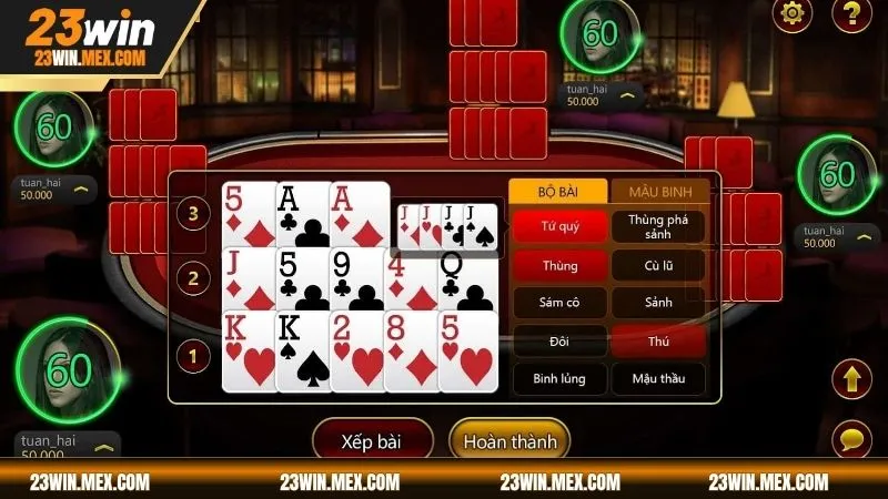 Mậu binh game bài đổi thưởng hấp dẫn năm 2025