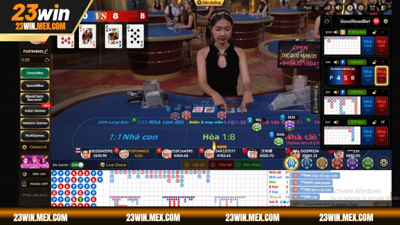 Tính năng livestream và cược trực tiếp